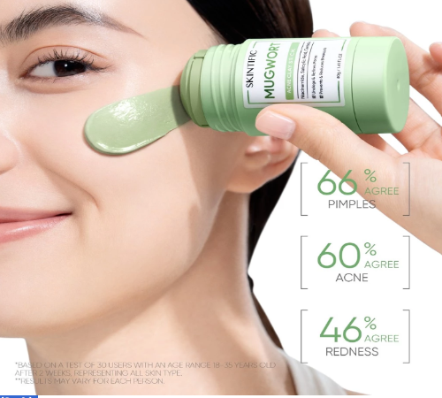 SKINTIFIC - Mugwort Anti Pores & Acne Clay Mask Stick - 40g