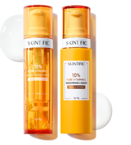 SKINTIFIC - 10% Pure Vitamin C Brightening Serum Set - 2pcs.